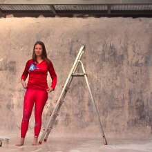 FOXY: Roxy red Lycra