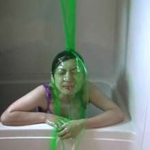 Alumi: Cute wam princess Mai in syrup, lotion, honey, jello, and slime