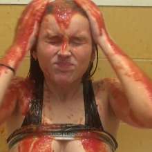 Big_Tits_Gunge: Hardly Impressed Vote #1  Lauren Gets Gunked