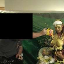 RevSlymsford: Harley G Pied, Gunged, Custarded Chatting With Mystery Man