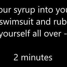 CandyCustard: Ivy's Longer Swimsuit Filling Wamstructions and Joi