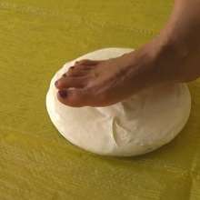 Alumi: Hot young Japanese ballerina gets her strong, sexy dancer's feet messy