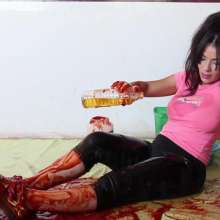 lovingmessy4you: Ketchup, Oil and Slime for Me and My Shoes (plus Water)