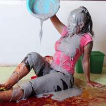 lovingmessy4you: Ketchup, Oil and Slime for Me and My Shoes (plus Water)