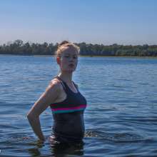 Wamtastic Jessica: Leah Gabrielle's Athletic Swim!