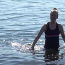Wamtastic Jessica: Leah Gabrielle's Athletic Swim!