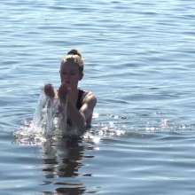 Wamtastic Jessica: Leah Gabrielle's Athletic Swim!