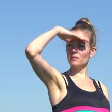 Wamtastic Jessica: Leah Gabrielle's Athletic Swim!