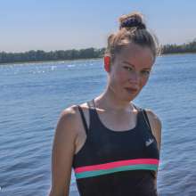 Wamtastic Jessica: Leah Gabrielle's Athletic Swim!