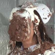 Alumi: 2 Japanese girls in a messy cosplay scene: maid Momo vs. nurse Aoi