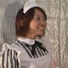 Alumi: 2 Japanese girls in a messy cosplay scene: maid Momo vs. nurse Aoi
