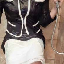 MadelineOasis: A Very Upscale Office Dress Soaking Wet in the Shower