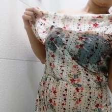 MadelineOasis: Lolita in a Pretty White Print See Through Sun Dress