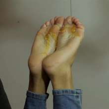 lovingmessy4you: Soft, sweet and sticky feet!  Mmmmmmm