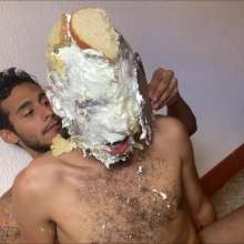 RevSlymsford: Rafa and Daniel Handjob Play With Real Pies... Daniel Cums