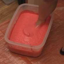 Alumi: Beautiful Japanese ballerinas seem to love putting their bare feet in slime