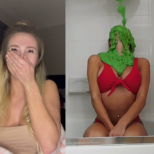 Slimed Models: Vanessa Watches Back Her Epic, Nasty Sliming