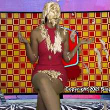 SlapstickStuff: Scarlet Loses On A Gameshow!  Scenes Now Edited!