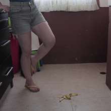 lovingmessy4you: Step on Bananas with My Flip Flops