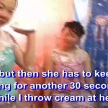 Alumi: 4 Japanese girls playing with whipped cream, slime, and their feet