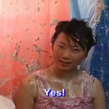 Alumi: 4 Japanese girls playing with whipped cream, slime, and their feet