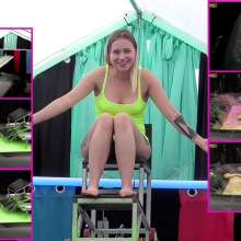 LiquidX: The Plunga!: Cat James Fitness Outfit
