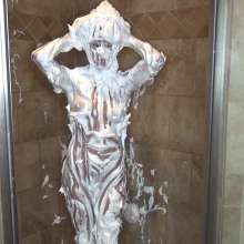 Jayce: Total Foamy Encasement +bts Pic Set!