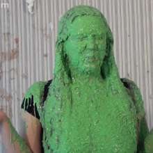 Anglefan: Instagram cutie gets chunky green slimed