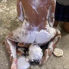 RevSlymsford: 3 Girl Messy Arse Worship Fun Pt 3