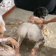 RevSlymsford: 3 Girl Messy Arse Worship Fun Pt 3