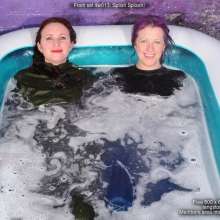 DungeonMasterOne: Splish splash!  Honeysuckle and Lady Jennifer take a dungeon bath together