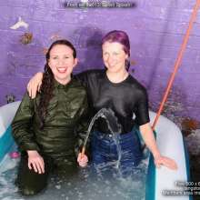DungeonMasterOne: Splish splash!  Honeysuckle and Lady Jennifer take a dungeon bath together