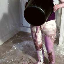 RevSlymsford: Cherry's Messy White Jeans