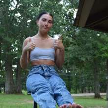 FunFilled Photography: Pictures of Mallory's Pie/Slime Extravaganza in Jeans!