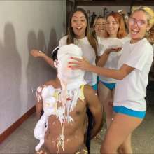 RevSlymsford: Femdom CFNM Wam: Cillian Destroyed By 7 Girls: