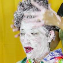 lovingmessy4you: Game Show with Slime and Whipped Cream and Weklook