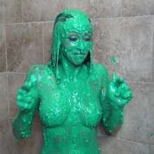 Jayce: Slimed Model's Challenge!  Gross Savory Gunging 2 Nude!  4k!