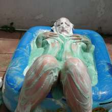 Darkabyss445: Gunge Bath in Sexy Top and Bikini Bottom
