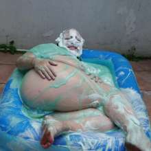 Darkabyss445: Gunge Bath in Sexy Top and Bikini Bottom