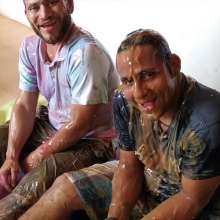 lovingmessy4you: Gustavo and Milton Playing Slime and Clean Feet