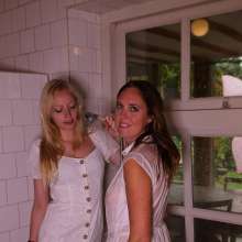 eileenvogel: W364 Eileen and Leila in white dresses