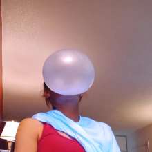 Missblueeyes7777: Messy Girl Blows Messy Bubbles