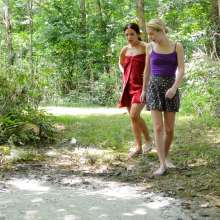 dlodoski: Mud Spa--Jordana and Odette (photos)