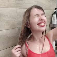 Mia_Mur: My First Shower in Clothes!  Wet Look