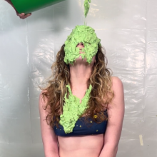 Slimed Models: New Super Cute Model Jennah Green Slimed