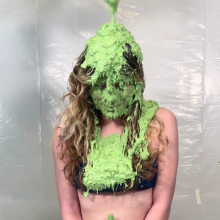 Slimed Models: New Super Cute Model Jennah Green Slimed