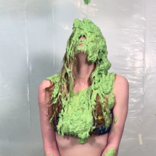 Slimed Models: New Super Cute Model Jennah Green Slimed