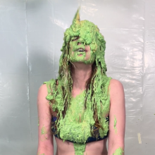 Slimed Models: New Super Cute Model Jennah Green Slimed