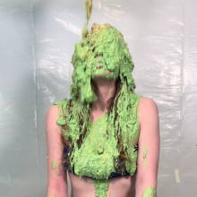Slimed Models: New Super Cute Model Jennah Green Slimed
