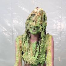 Slimed Models: New Super Cute Model Jennah Green Slimed